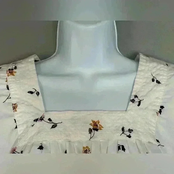 Madewell Square-Neck Top in Sweet Blossoms (X4) - Picture 6 of 8